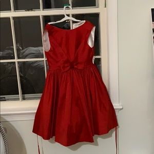 elegant red helena dress